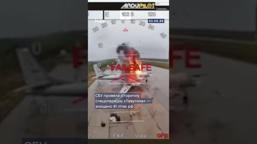 Операція «Павутина» — наймасштабніший удар СБУ по стратегічній авіації рф.