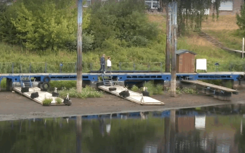 Новини світу - У Німеччині через посуху зупинив роботу річковий порт на Ельбі