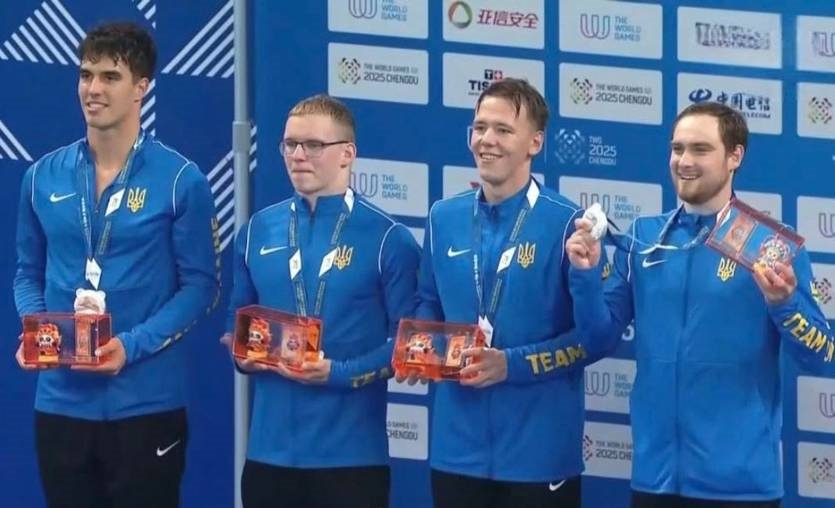 Новини спорту - На Всесвітніх іграх у запливах підводного плавання в України три нагороди