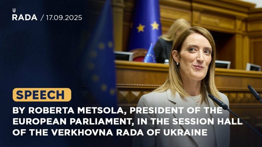 Speech by Roberta Metsola, President of the European Parliament, in the Verkhovna Rada of Ukraine