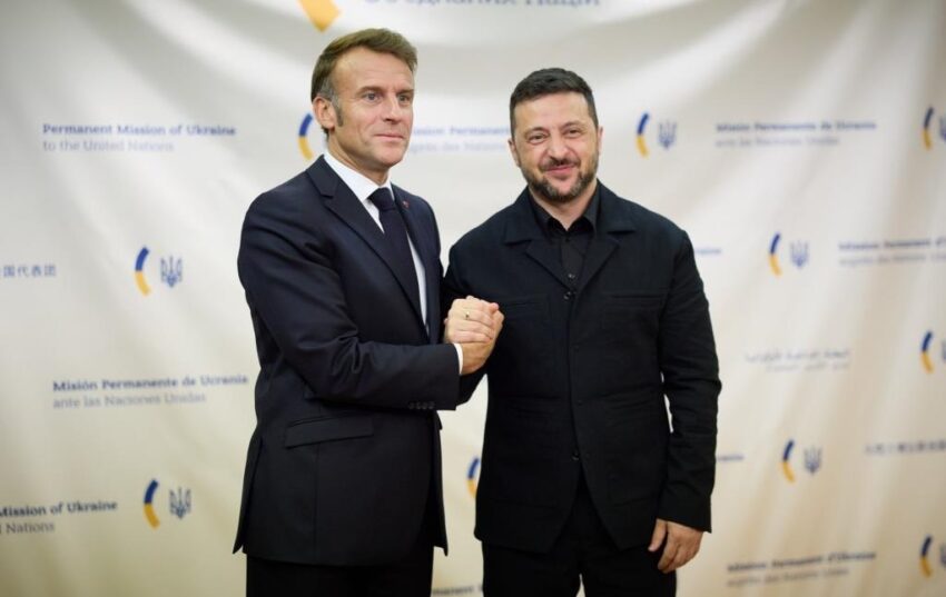 Новини України - Зеленський обговорив із Макроном використання заморожених активів РФ