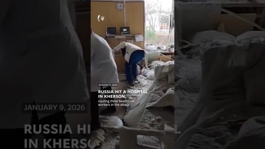 Russia attacked a city hospital in Kherson